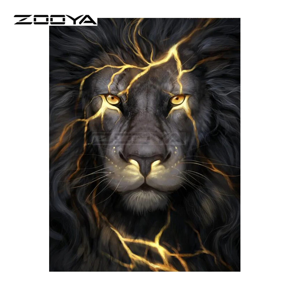ZOOYA Diamond Embroidery 5D DIY Diamond Painting Black Vicious Lion Animal Diamond Painting Cross Stitch Rhinestone Mosaic BK125
ZOOYA Diamond Embroidery 5D DIY Diamond Painting Black Vicious Lion Animal Diamond Painting Cross Stitch Rhinestone Mosaic BK125