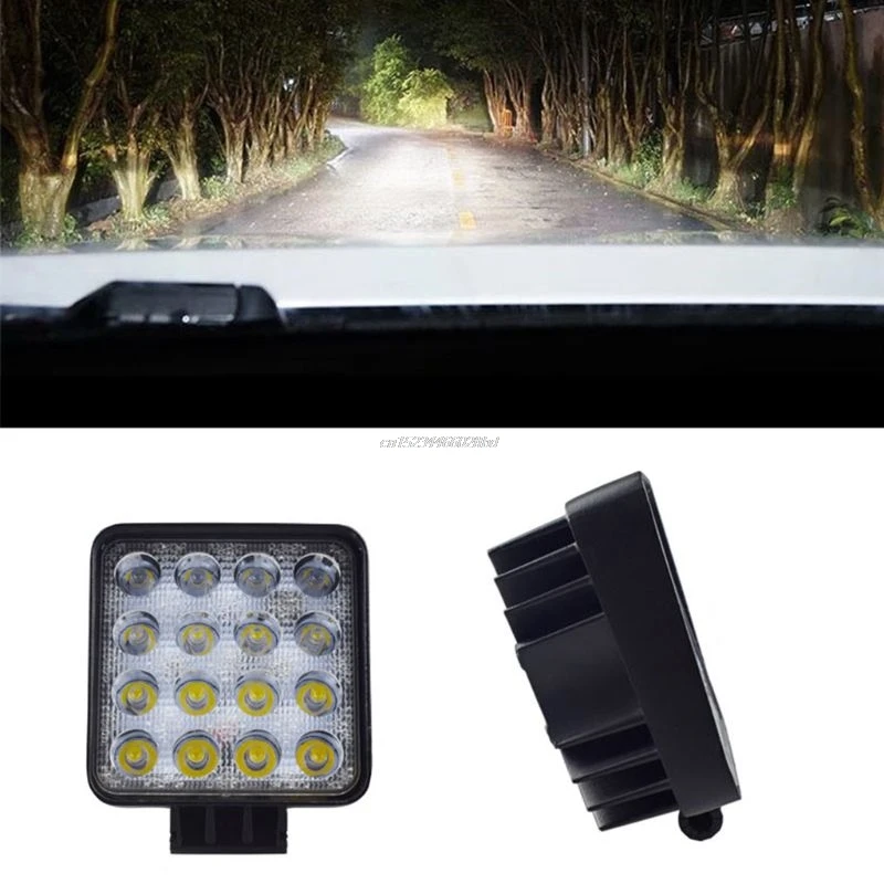 2021 New 48W Vehicel Headlights 16LEDs Cool White Light Bar 4inch Vehicle Work Light LED Truck For SUV
2021 New 48W Vehicel Headlights 16LEDs Cool White Light Bar 4inch Vehicle Work Light LED Truck For SUV