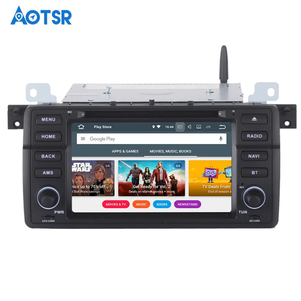 Автомобильный мультимедийный плеер 1 DIN Android 8 0 для BMW E46 M3 318i 320i 325i 328i автомобильный