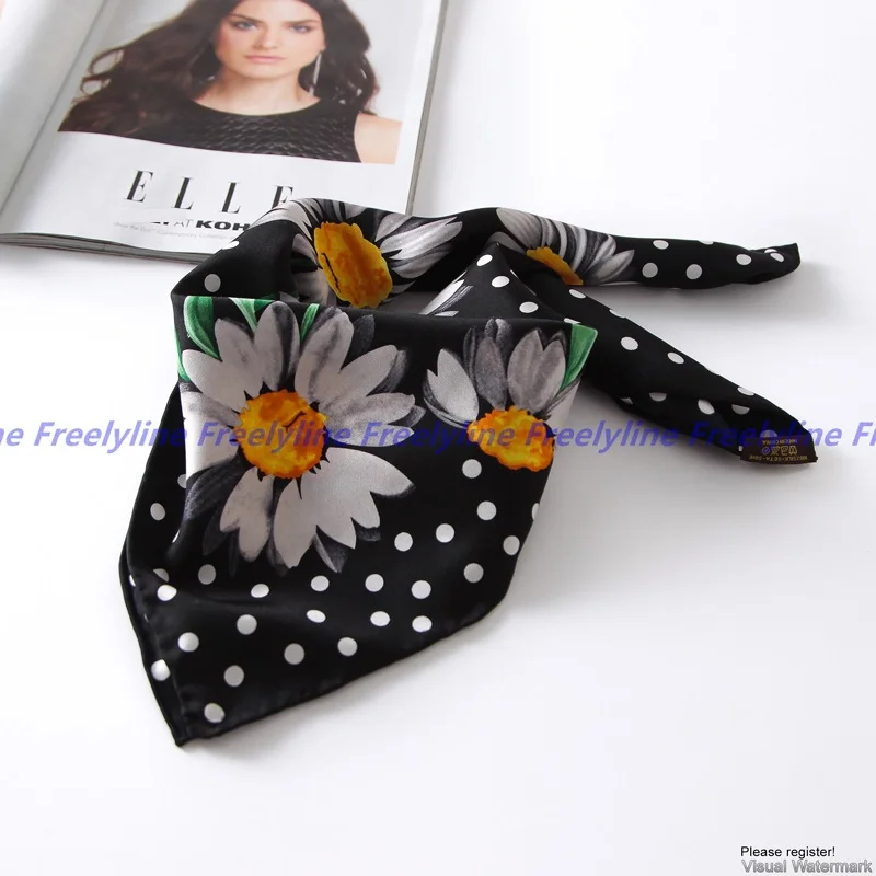 Women Floral Print 100% Silk Scarf Neckerchief Bandana Fashion 100% Silk Twill Scarves Wraps Autumn Winter Clothing Accessories
Women Floral Print 100% Silk Scarf Neckerchief Bandana Fashion 100% Silk Twill Scarves Wraps Autumn Winter Clothing Accessories