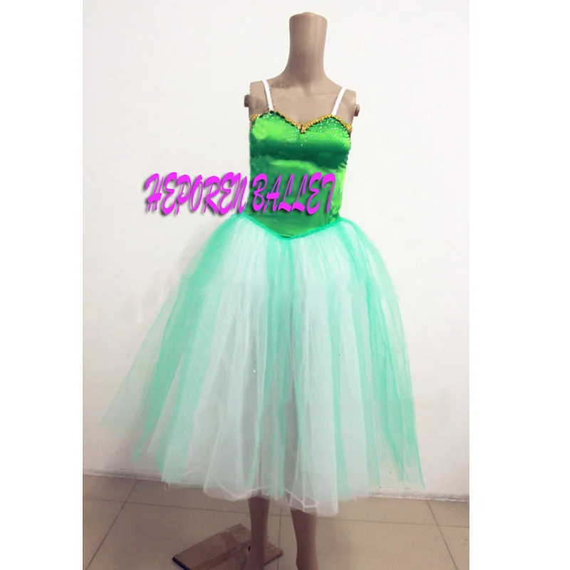 Custom Made Green Ballet Dress with Leotard,Soft Romantic Ballerina Costumes Girl Danseuse Retail Wholesale Drop Shipping HB206
Custom Made Green Ballet Dress with Leotard,Soft Romantic Ballerina Costumes Girl Danseuse Retail Wholesale Drop Shipping HB206