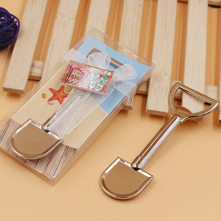 hot sell 50pcs/lot Sand Shovel Beach Theme Metal Beer Bottle Opener Wedding Return Gifts for Guests
hot sell 50pcs/lot Sand Shovel Beach Theme Metal Beer Bottle Opener Wedding Return Gifts for Guests