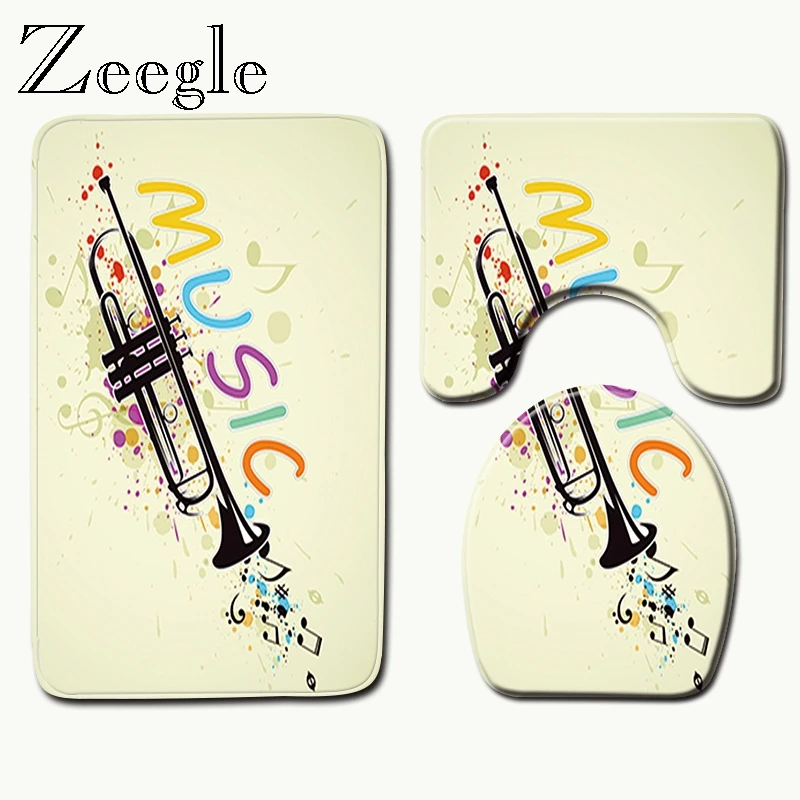 Zeegle Microfiber Bathroom Mat Shower Floor Mat Music Symbol Printed Rug Non Slip Carpet Warm Bathroom Carpets
Zeegle Microfiber Bathroom Mat Shower Floor Mat Music Symbol Printed Rug Non Slip Carpet Warm Bathroom Carpets
