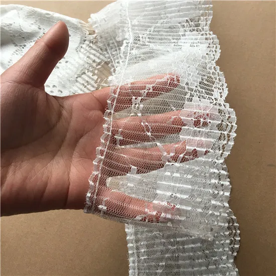 1Yard Pleated Guipure Lace Ribbon Embroidery Collar Lace Fabric Tulle Trim 9cm Sewing Decorations Clothes Craft Supplies LP33
1Yard Pleated Guipure Lace Ribbon Embroidery Collar Lace Fabric Tulle Trim 9cm Sewing Decorations Clothes Craft Supplies LP33