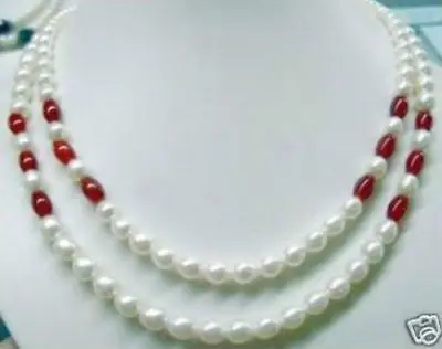 Selling jewerly >Beautiful! 7-8mm White pearl new bead necklace 2 rows>free shipping
Selling jewerly >Beautiful! 7-8mm White pearl new bead necklace 2 rows>free shipping