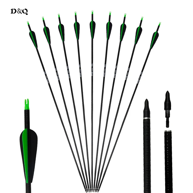 6pcs 31inch Spine 500 Hunting Archery Shooting For Compound Bow And Recurve Arch Glass Fiber Arrows Arrowheads Accessories
6pcs 31inch Spine 500 Hunting Archery Shooting For Compound Bow And Recurve Arch Glass Fiber Arrows Arrowheads Accessories