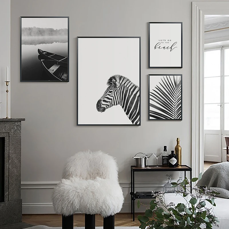 Nordic Canvas Painting Poster and Print Living Room Zebra Leaf Decorative Painting Picture Black White Picture Wall Art Bedroom
Nordic Canvas Painting Poster and Print Living Room Zebra Leaf Decorative Painting Picture Black White Picture Wall Art Bedroom