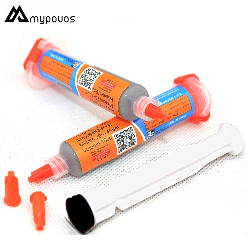 2pcs XG-Z40 BGA Solder Flux Paste Soldering Tin Cream Sn63/Pb37 25-45um XG-40 PGA PCB Repair Tool +Needle +Squeeze tube
2pcs XG-Z40 BGA Solder Flux Paste Soldering Tin Cream Sn63/Pb37 25-45um XG-40 PGA PCB Repair Tool +Needle +Squeeze tube