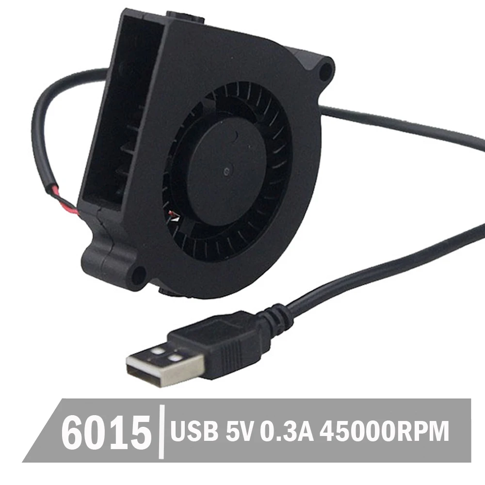 1PCS Gdstime 60mm x 15mm 6015S USB 5V DC Brushless Small Centrifugal Blower Cooling Fan
1PCS Gdstime 60mm x 15mm 6015S USB 5V DC Brushless Small Centrifugal Blower Cooling Fan
