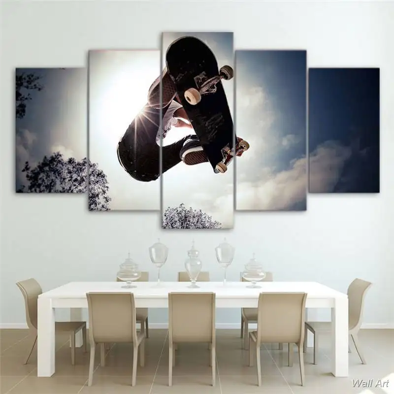 Hd Printed 5 Piece Canvas Art Skateboard Painting X-Sports Wall Pictures For Living Room Modern Free Shipping -92716-YP
Hd Printed 5 Piece Canvas Art Skateboard Painting X-Sports Wall Pictures For Living Room Modern Free Shipping -92716-YP