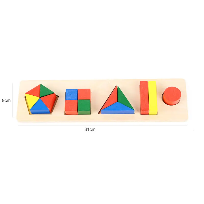 Children Montessori Wooden Toys Early Education Teaching aids 3D Geometric Puzzle Toys Combination Geometric Platter F2564Z
Children Montessori Wooden Toys Early Education Teaching aids 3D Geometric Puzzle Toys Combination Geometric Platter F2564Z