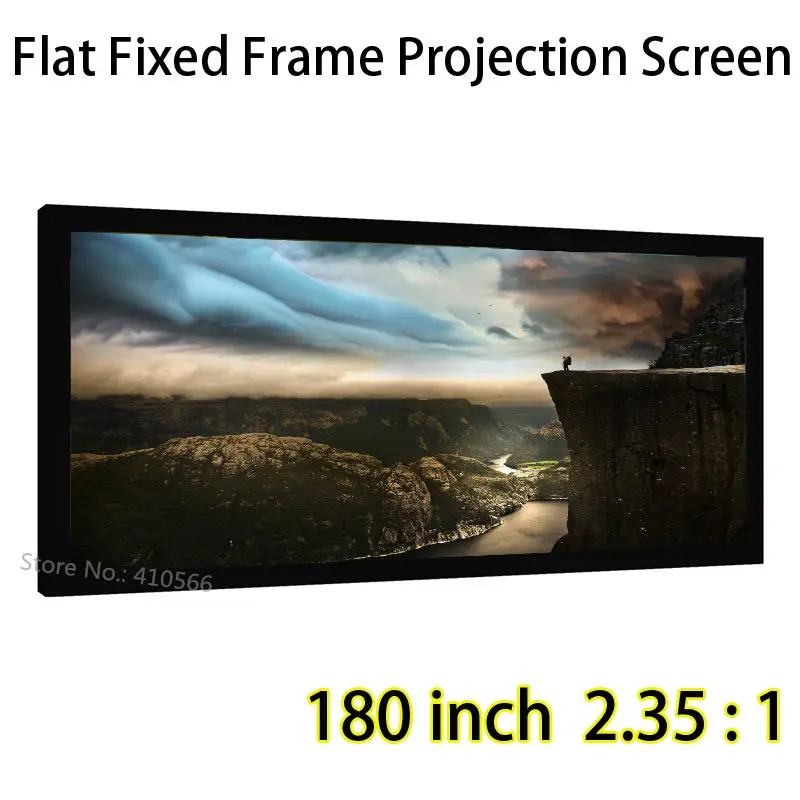 Customized Large Screen 180inch 2.35:1 Flat Fixed Frame Projection Screens For Ultra HD 1080P Projector
Customized Large Screen 180inch 2.35:1 Flat Fixed Frame Projection Screens For Ultra HD 1080P Projector