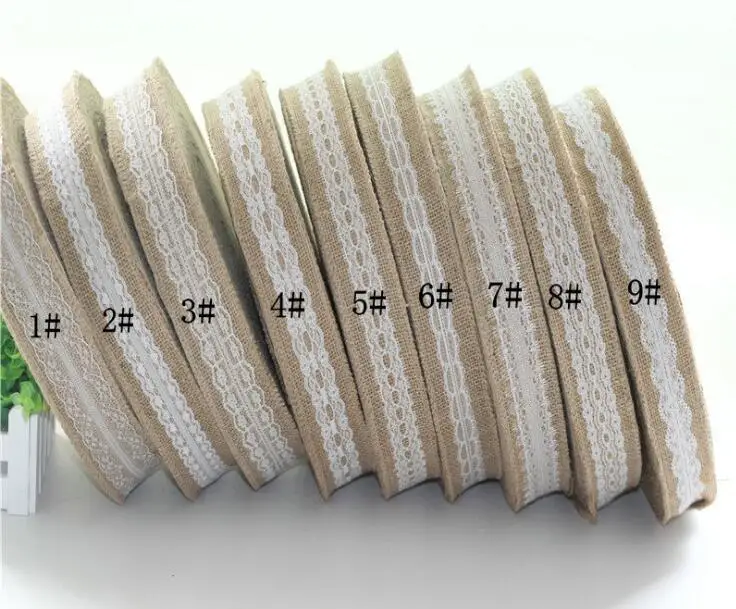 5cm Width x 20 Meter Long Jute Burlap Natural Hessian Ribbon With Lace Trim Edge Wedding Rustic Vintage U
5cm Width x 20 Meter Long Jute Burlap Natural Hessian Ribbon With Lace Trim Edge Wedding Rustic Vintage U