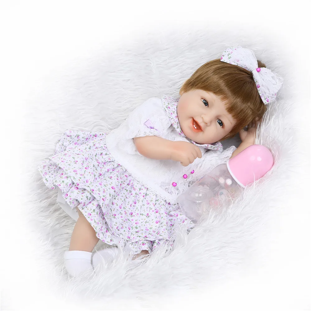 Bebe born NPK lifelike silicone reborn baby doll wholesale newborn baby fashion doll Christamas Gift oyuncak bebek 18"40cm
Bebe born NPK lifelike silicone reborn baby doll wholesale newborn baby fashion doll Christamas Gift oyuncak bebek 18"40cm