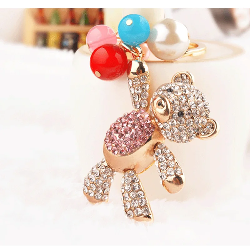 New European and American Balloon Cartoon Bear Fashion Metal Hanging Keychain Pendant Female Bag Hanging Ornaments
New European and American Balloon Cartoon Bear Fashion Metal Hanging Keychain Pendant Female Bag Hanging Ornaments
