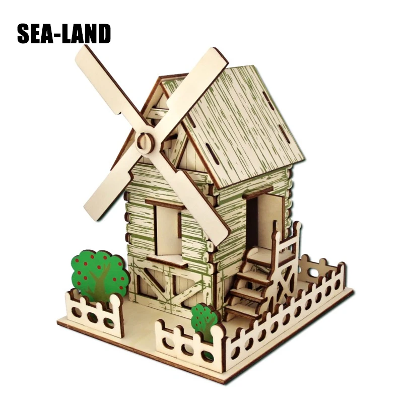 New 3D Diy Wooden Puzzle Toys For Family Games Windmill cottage Educational Puzzle For Adults Montessori Toy Hobby Gift For Kids
New 3D Diy Wooden Puzzle Toys For Family Games Windmill cottage Educational Puzzle For Adults Montessori Toy Hobby Gift For Kids