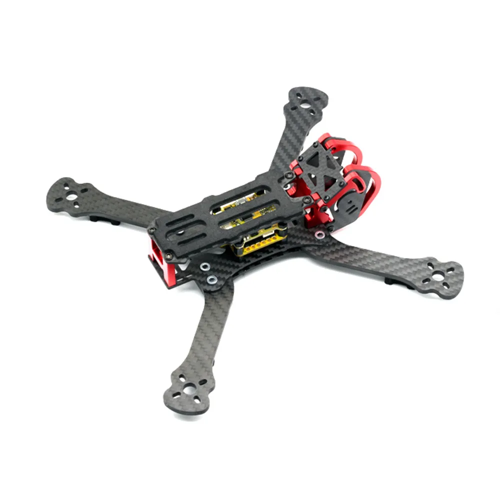 Karry240 240mm 5inch Wheelbase 4mm Arm Thickness Carbon Fiber 7075 aluminum Frame Kit for RC multirotor FPV Racing Drone
Karry240 240mm 5inch Wheelbase 4mm Arm Thickness Carbon Fiber 7075 aluminum Frame Kit for RC multirotor FPV Racing Drone