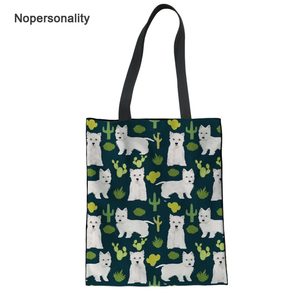Nopersonality Cactus Westie Print Canvas Handbags for Women Casual Floral Style Summer Beach Bag College Students Shoulder Bags
Nopersonality Cactus Westie Print Canvas Handbags for Women Casual Floral Style Summer Beach Bag College Students Shoulder Bags