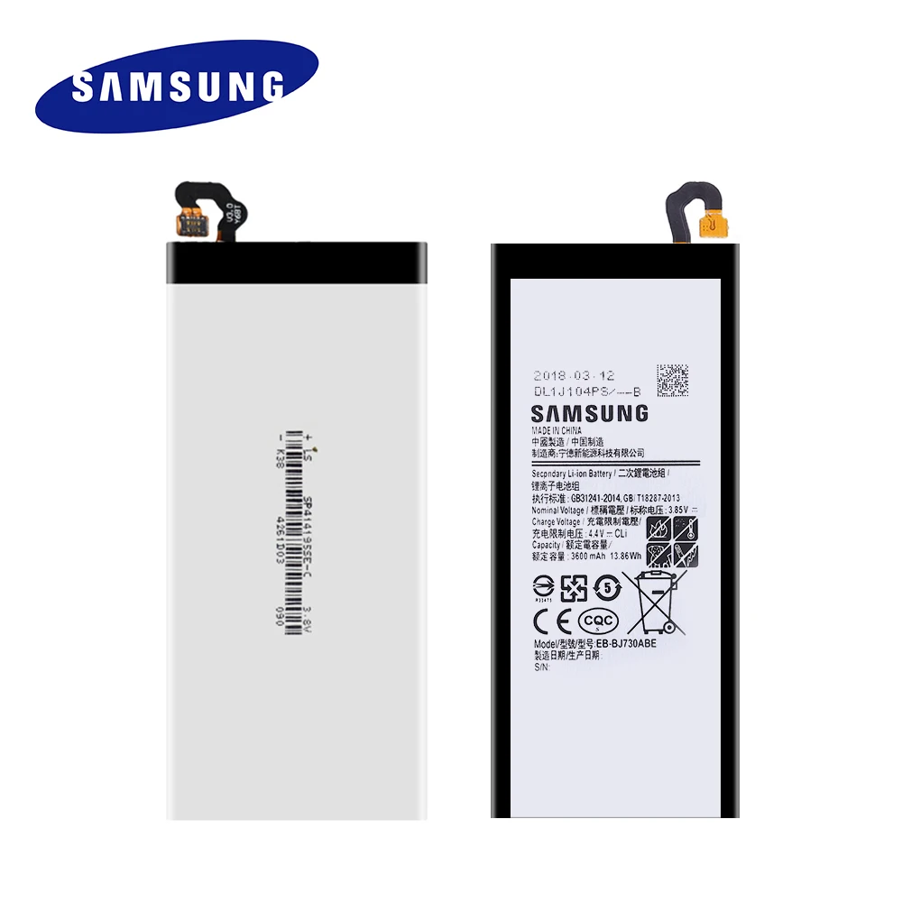100% Original Replacement Battery EB-BJ730ABE For Samsung Galaxy J7 Pro 2017 J730 SM-J730F J730FM 3600mAh Phone Batteria + Tools
100% Original Replacement Battery EB-BJ730ABE For Samsung Galaxy J7 Pro 2017 J730 SM-J730F J730FM 3600mAh Phone Batteria + Tools