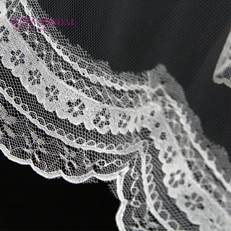 Wowbridal Graceful Bridesmaid Wedding Veil 2021 Pattern Embroidery Appliqued Edge Two-Layer Organza Bridal Accessories
Wowbridal Graceful Bridesmaid Wedding Veil 2021 Pattern Embroidery Appliqued Edge Two-Layer Organza Bridal Accessories