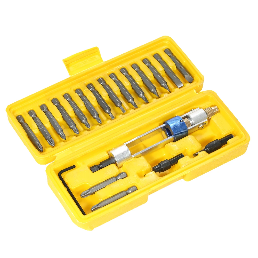 20Pcs Double Drill Driver High Speed Steel Tools Set Screwdriver Drill Bit Screw Driver Bits for Electric dill Power Drill
20Pcs Double Drill Driver High Speed Steel Tools Set Screwdriver Drill Bit Screw Driver Bits for Electric dill Power Drill