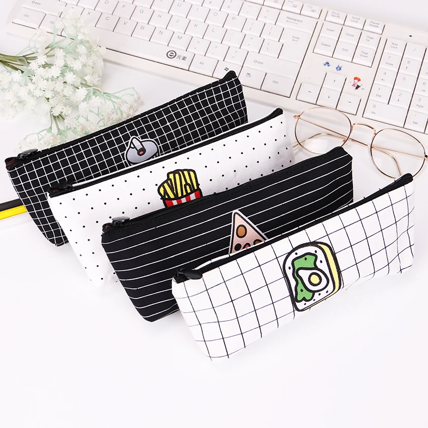 Brief Style Food Canvas Large Capacity Pencil Bag Stationery Storage Organizer Case School Supply
Brief Style Food Canvas Large Capacity Pencil Bag Stationery Storage Organizer Case School Supply
