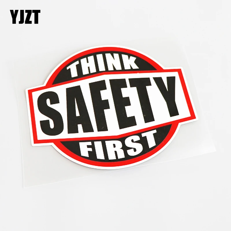 YJZT 15CM*13CM Warning Mark THINK SAFETY FIRST Decal Car Sticker PVC Decoration 13-0567
YJZT 15CM*13CM Warning Mark THINK SAFETY FIRST Decal Car Sticker PVC Decoration 13-0567