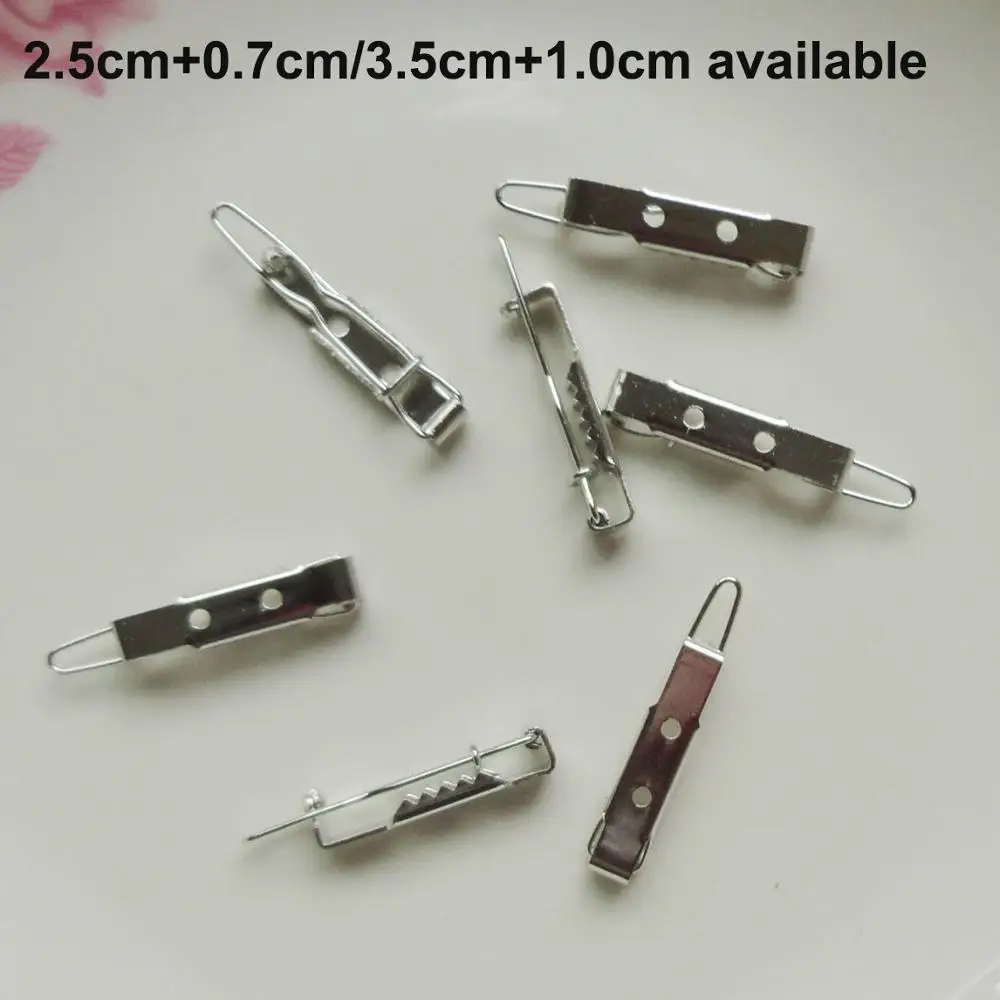 10PCS silver 2.5cm 3.5cm base plain metal snap bar pin backs with two holes frog barrettes hair clips Lead Free Nickle Free
10PCS silver 2.5cm 3.5cm base plain metal snap bar pin backs with two holes frog barrettes hair clips Lead Free Nickle Free