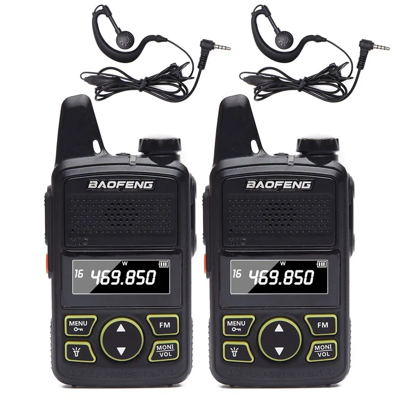 2pcs BAOFENG BF-T1 MINI Two Way Radio Easy To Carry UHF 400-470mhz 20CH BFT1 Handheld Walkie Talkie BF T1 Ham Radio + Headset
2pcs BAOFENG BF-T1 MINI Two Way Radio Easy To Carry UHF 400-470mhz 20CH BFT1 Handheld Walkie Talkie BF T1 Ham Radio + Headset