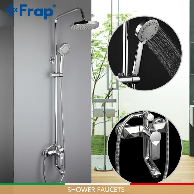FRAP bathtub faucets bathroom waterfall shower head set mixer bathroom shower faucet rain shower panel bath faucet tap
FRAP bathtub faucets bathroom waterfall shower head set mixer bathroom shower faucet rain shower panel bath faucet tap