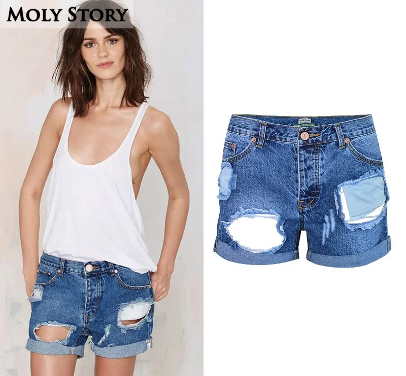 Fashion Boyfriend Denim Shorts Women Casual Loose Plus Size Destroyed Short Jeans Distressed Ripped Shorts Femme Oversized
Fashion Boyfriend Denim Shorts Women Casual Loose Plus Size Destroyed Short Jeans Distressed Ripped Shorts Femme Oversized