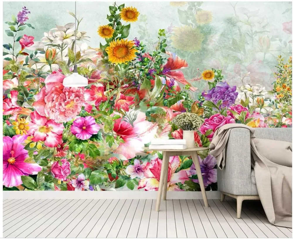 3d wallpaper custom photo Fresh hand painted watercolor cartoon flowers idyllic living room home decor 3d wall muals wall paper
3d wallpaper custom photo Fresh hand painted watercolor cartoon flowers idyllic living room home decor 3d wall muals wall paper