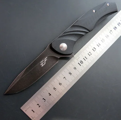 new models EF77 folding camping tools D2 steel knife + G10 handle outdoor survival hunting knife EDC hand tools pocket knife
new models EF77 folding camping tools D2 steel knife + G10 handle outdoor survival hunting knife EDC hand tools pocket knife
