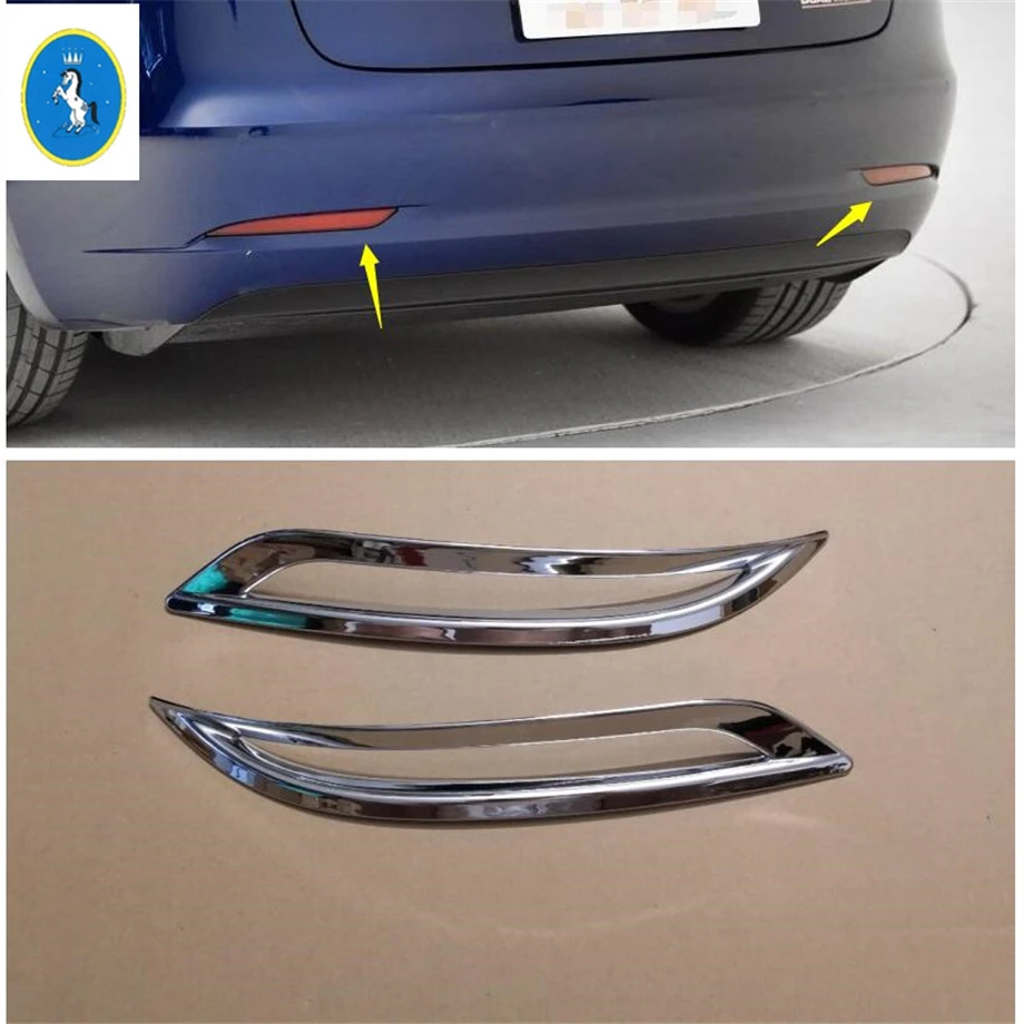 Yimaautotrims Auto Accessory Rear Tail Fog Lights Lamp Frame Cover Trim 2 Piece ABS Fit For Tesla Model 3 2018 2019 2020 Chrome
Yimaautotrims Auto Accessory Rear Tail Fog Lights Lamp Frame Cover Trim 2 Piece ABS Fit For Tesla Model 3 2018 2019 2020 Chrome