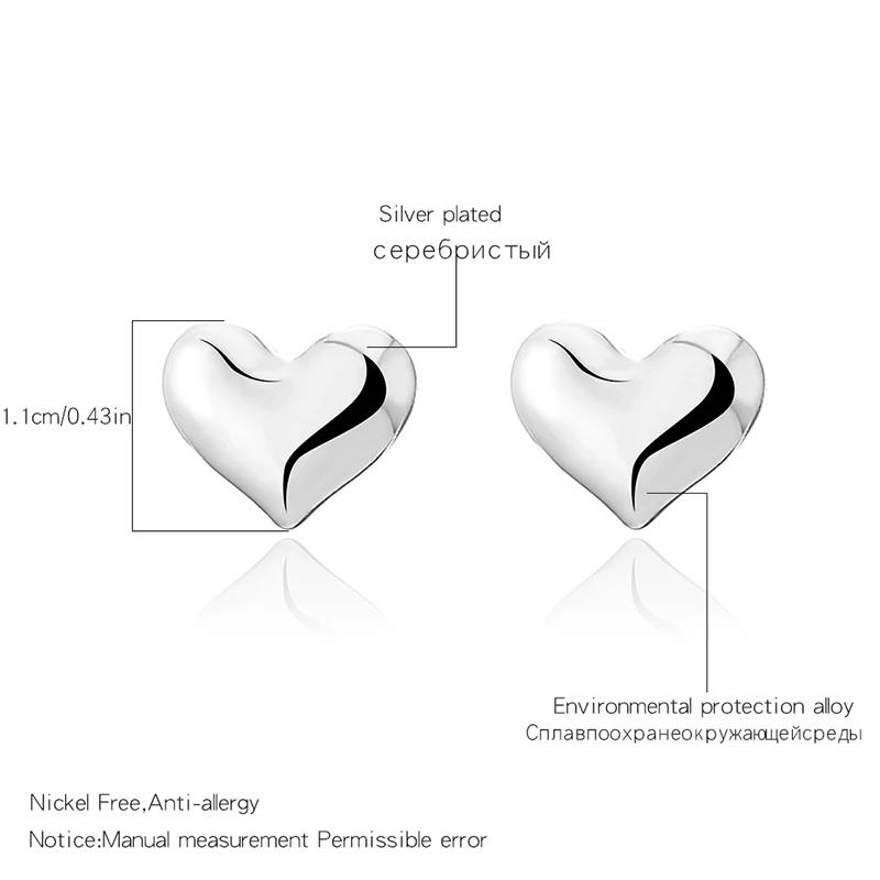 Cute Gold Heart Stud Earrings For Women Small Tiny Heart Love Earrings pendientes za 2019 Fashion Jewelry Girls Party
Cute Gold Heart Stud Earrings For Women Small Tiny Heart Love Earrings pendientes za 2019 Fashion Jewelry Girls Party