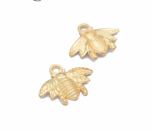 120pcs charms bee alloy Pendants Antique SILVER bronze gold 20*16mm 1g Handmade Jewelry Making DIY European accessories | Украшения и