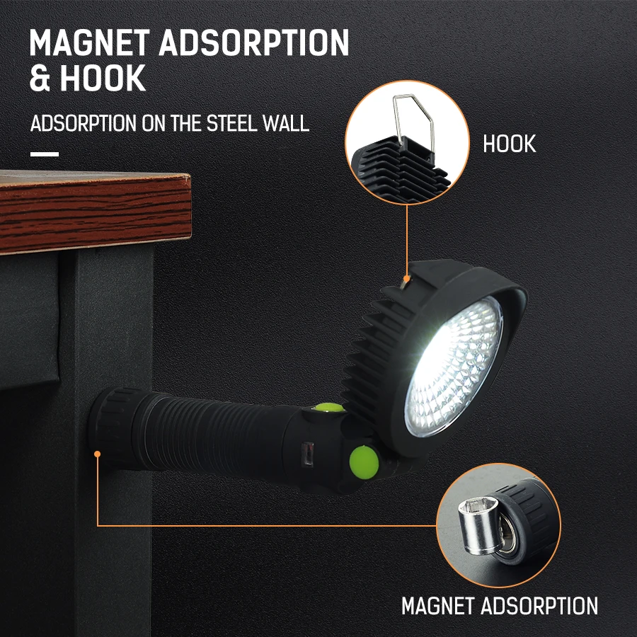 Emergency Working Light USB Charging DC5V ABS COB Working Lamp Portable Camping Lantern 18650*1/AAA*3 Battery Not Included
Emergency Working Light USB Charging DC5V ABS COB Working Lamp Portable Camping Lantern 18650*1/AAA*3 Battery Not Included