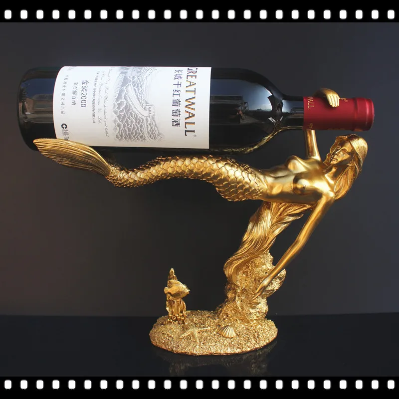 European Modern Creative Mermaid Wine Rack Wine Glass Rack Resin Crafts Home Living Room Wine Cabinet Decor M1556
European Modern Creative Mermaid Wine Rack Wine Glass Rack Resin Crafts Home Living Room Wine Cabinet Decor M1556