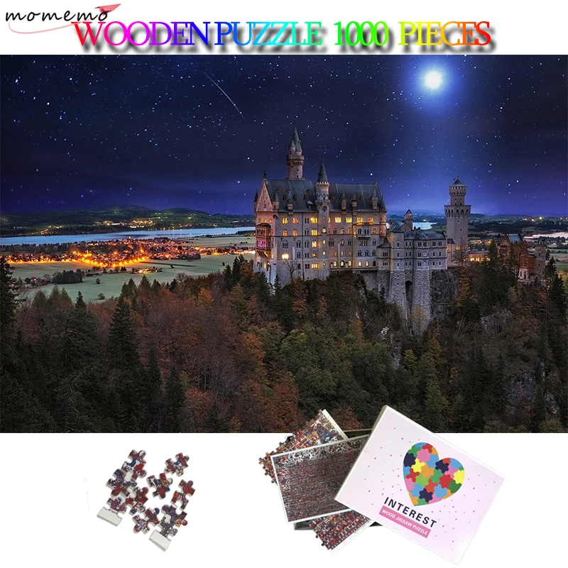 Пазл-замок MOMEMO Neuschwanstein, 1000 шт., пазлы для взрослых, деревянные гигантские головоломки, игрушки для взрослых, подростков, детей, украшение для семьи
Пазл-замок MOMEMO Neuschwanstein, 1000 шт., пазлы для взрослых, деревянные гигантские головоломки, игрушки для взрослых, подростков, детей, украшение для семьи