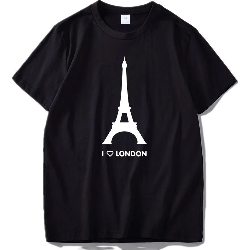 Женская футболка с надписью I Love London|Мужские футболки| |