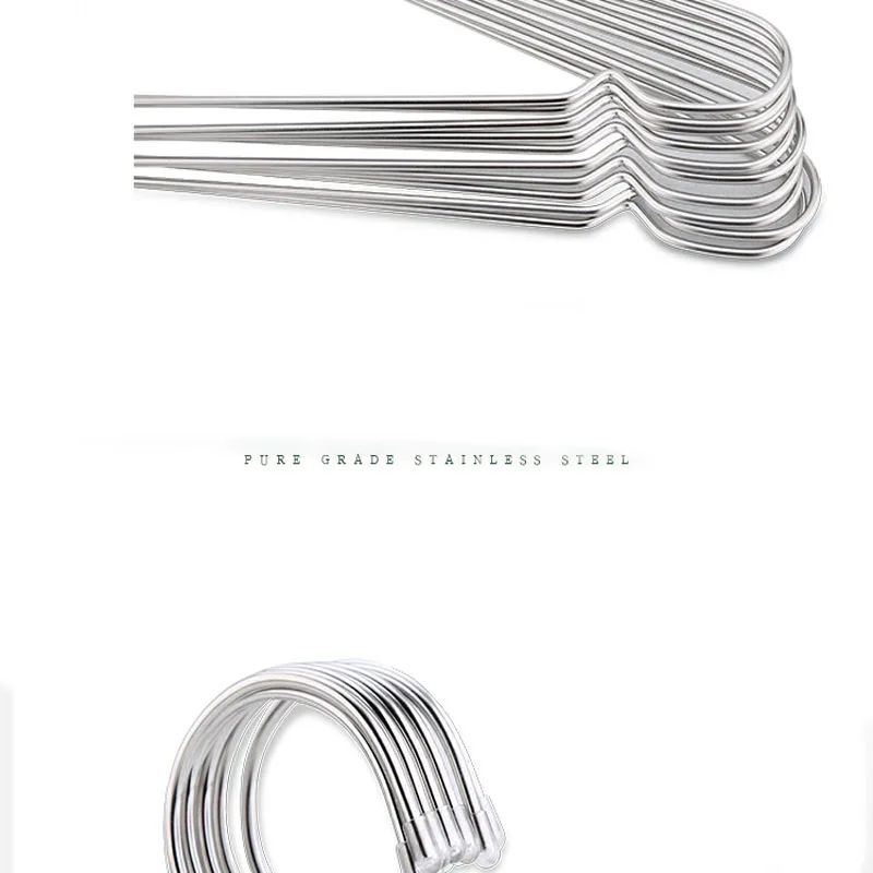 10pcs/lot 40cm Stainless steel hanger solid clothes hang anti-skid home clothes rack
10pcs/lot 40cm Stainless steel hanger solid clothes hang anti-skid home clothes rack