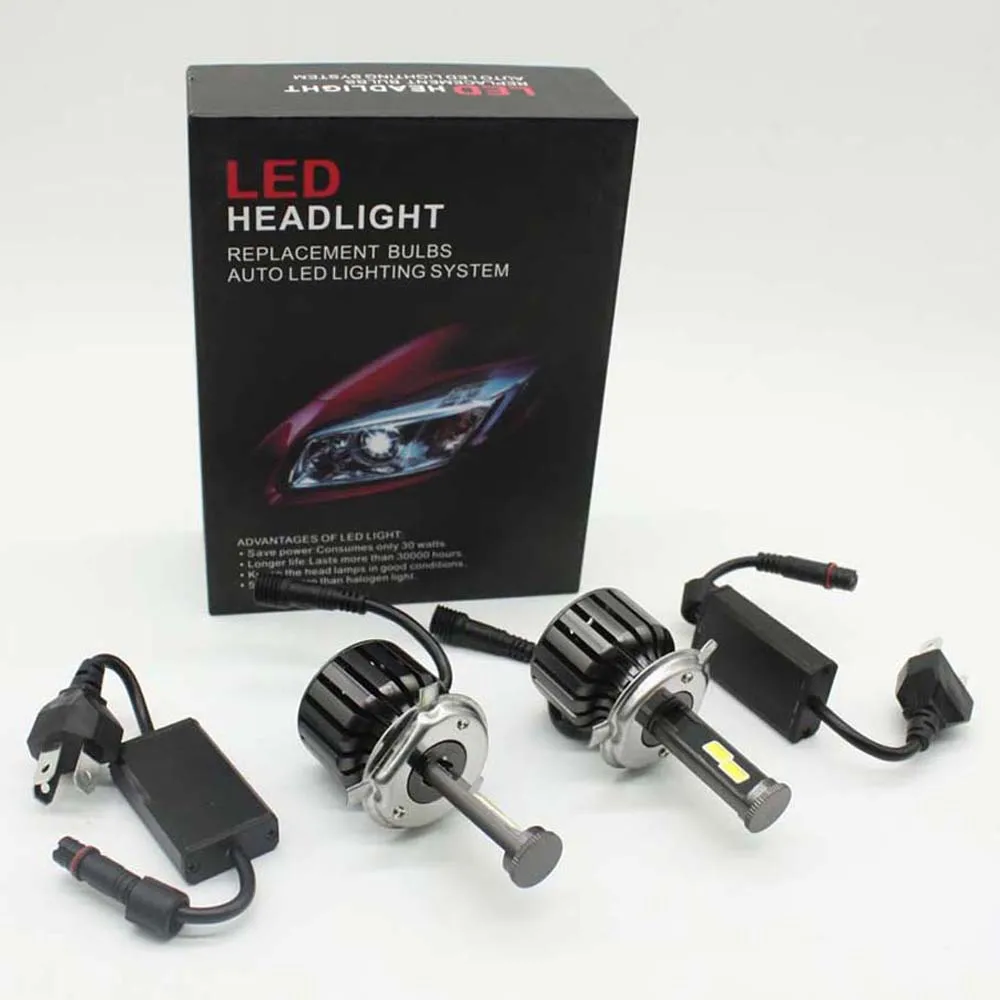 XIANGSHANG All In One H4 Hi/Lo LED Car Headlight COB Chips 60W 10000LM 6000K Auto Head Fog Lamp Bulbs Conversion Light Play
XIANGSHANG All In One H4 Hi/Lo LED Car Headlight COB Chips 60W 10000LM 6000K Auto Head Fog Lamp Bulbs Conversion Light Play