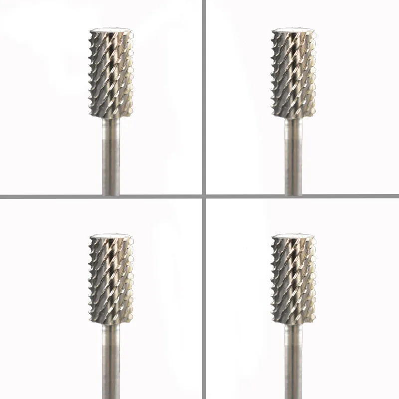 4pcs Carbide Nail Drill Bit - Small Barrel Bit - XC