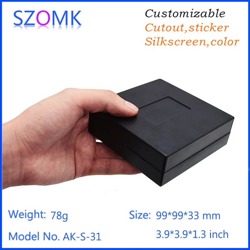 10pcs a lot High quality abs material plastic junction box plastic housing for electronics products 99*99*33mm
10pcs a lot High quality abs material plastic junction box plastic housing for electronics products 99*99*33mm