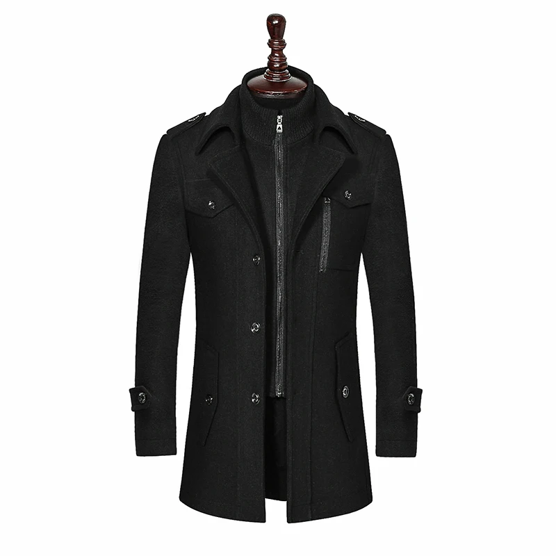 2019 New Winter Wool Coat Slim Fit Jackets Fashion Outerwear Warm Man Casual Jacket Overcoat Pea Coat Plus Size M-XXXL
2019 New Winter Wool Coat Slim Fit Jackets Fashion Outerwear Warm Man Casual Jacket Overcoat Pea Coat Plus Size M-XXXL