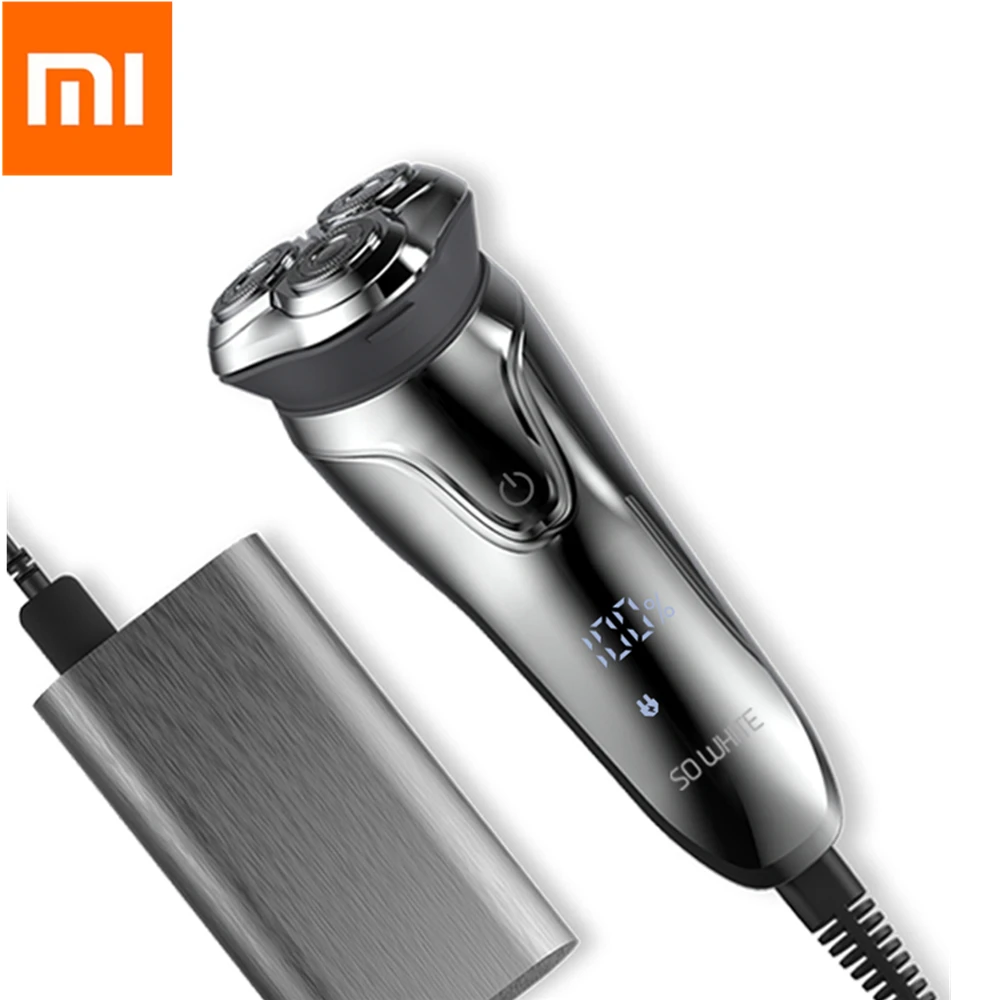 XIAOMI SO WHITE ES3 Electric Razor Shaver Wireless 3D Smart Floating IPX7 Waterproof USB Charging Shaving Machine For Men
XIAOMI SO WHITE ES3 Electric Razor Shaver Wireless 3D Smart Floating IPX7 Waterproof USB Charging Shaving Machine For Men