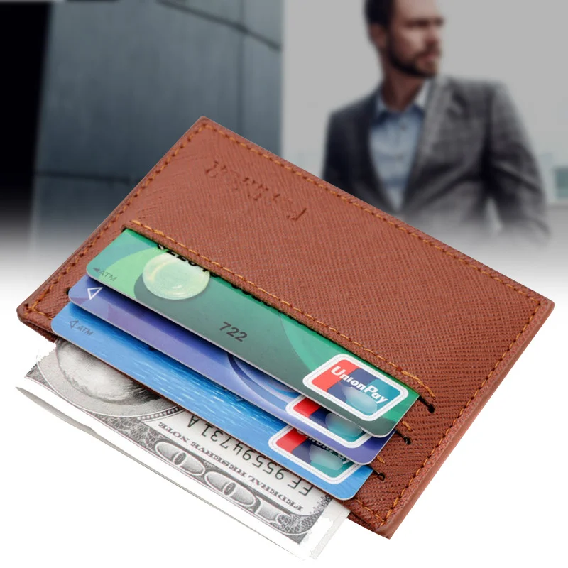 Men Mini PU Leather Card Bag Fashion Portable Thin Holder Purse ID Credit Card Holder Durable Wallet 11cm*8cm*0.3CM
Men Mini PU Leather Card Bag Fashion Portable Thin Holder Purse ID Credit Card Holder Durable Wallet 11cm*8cm*0.3CM
