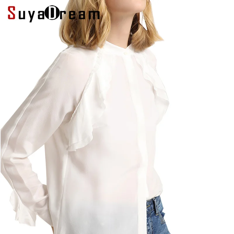 Women White SHIRT 100% Real silk Button casual Top Blusas femininas 2021 Fall Winter New Office Lady shirt
Women White SHIRT 100% Real silk Button casual Top Blusas femininas 2021 Fall Winter New Office Lady shirt