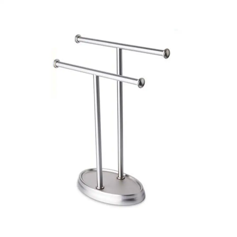 Stainless Steel Hotel Household Towel Rack Floor Double Pole Bathroom Double T-shaped Towel Rack Modern Shelf Hanger for Towels
Stainless Steel Hotel Household Towel Rack Floor Double Pole Bathroom Double T-shaped Towel Rack Modern Shelf Hanger for Towels