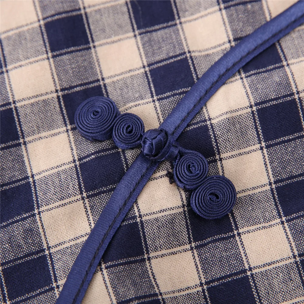Shanghai Story chinese Top Woman's Blend Linen cheongsam Shirt Plaid Chinese Style Top Lattice Chinese Blouse For Women 3 Color
Shanghai Story chinese Top Woman's Blend Linen cheongsam Shirt Plaid Chinese Style Top Lattice Chinese Blouse For Women 3 Color